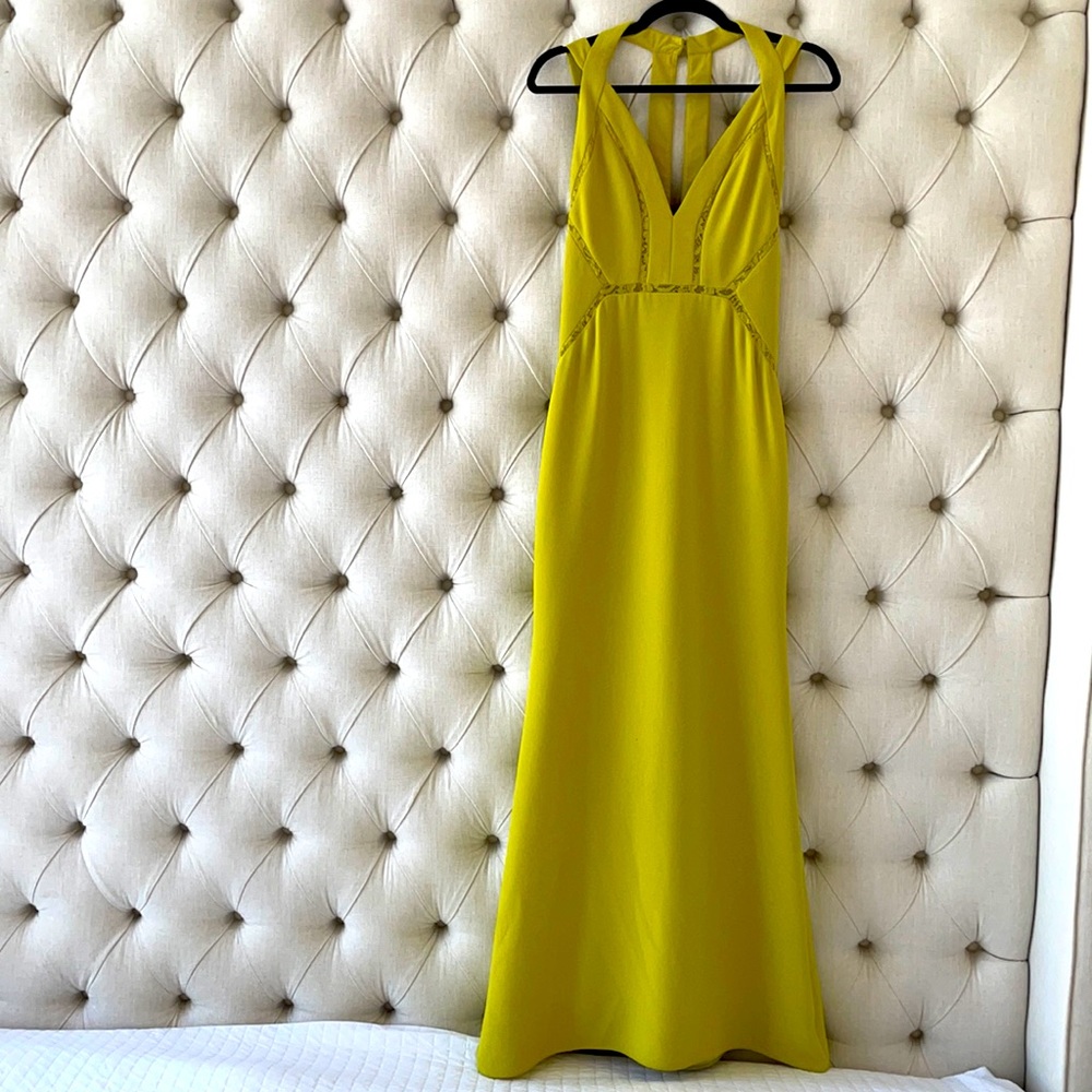 Full length gown open back